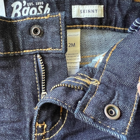 OshKosh B’gosh 9-12 month baby dark blue skinny jeans NWT boy and girl pants - Picture 7 of 7